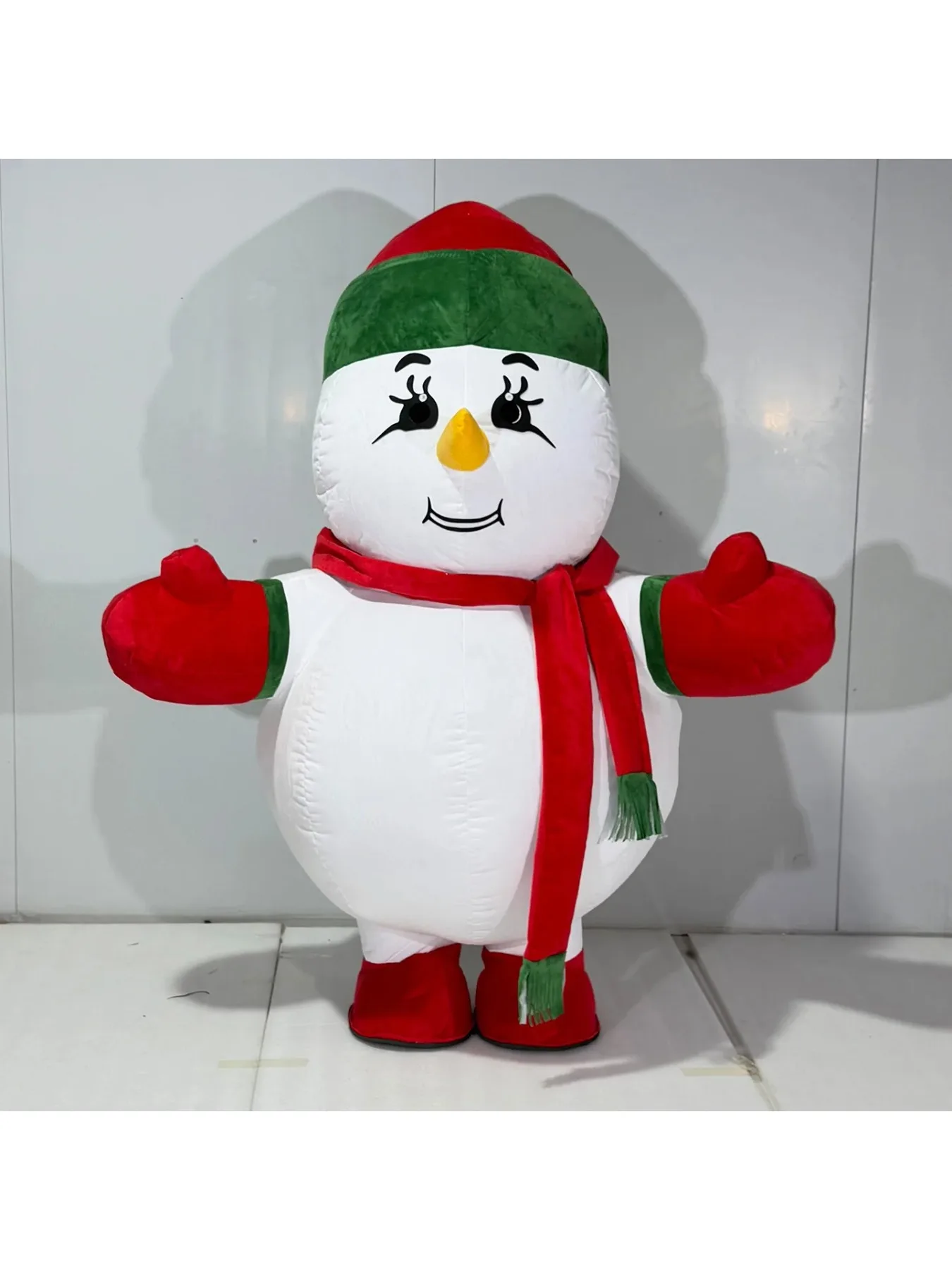 Inflatable Snowman Mascot Cost - Suits review and price