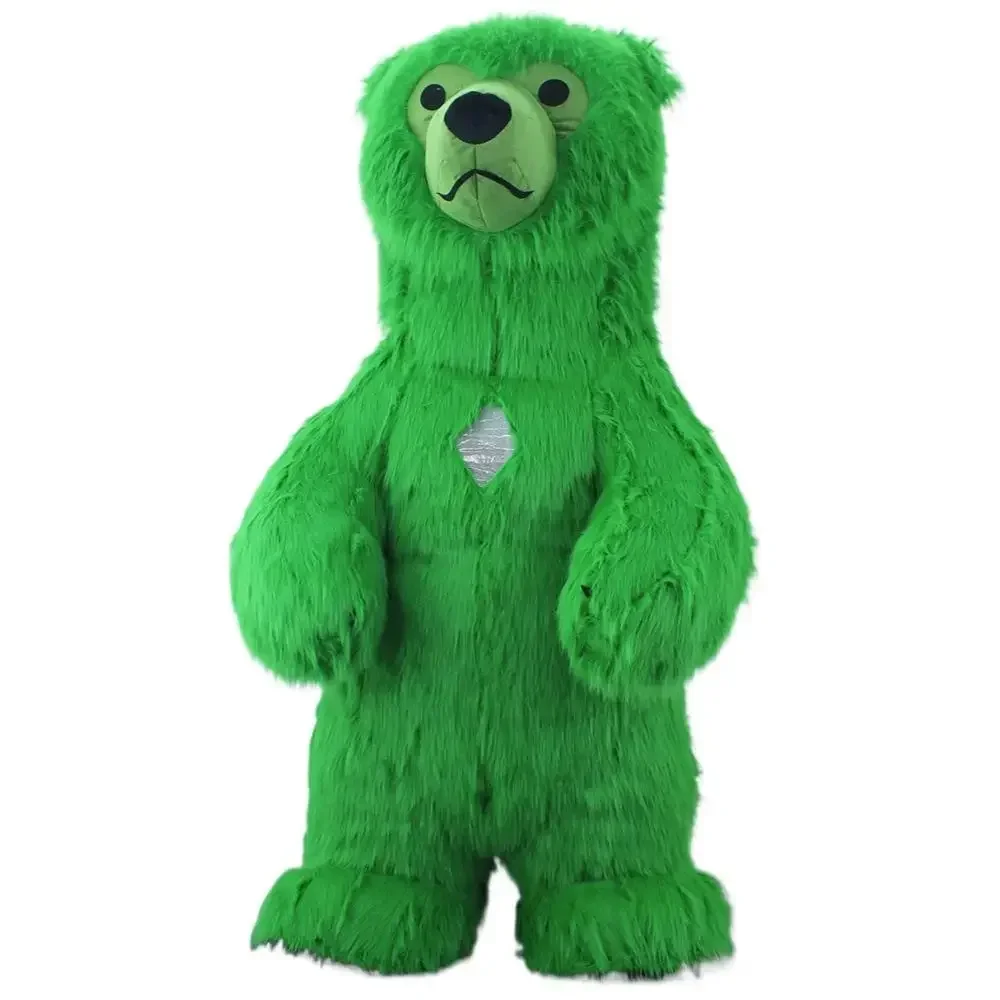 Furry Green Bear Inflatable Ma - Suits review and price